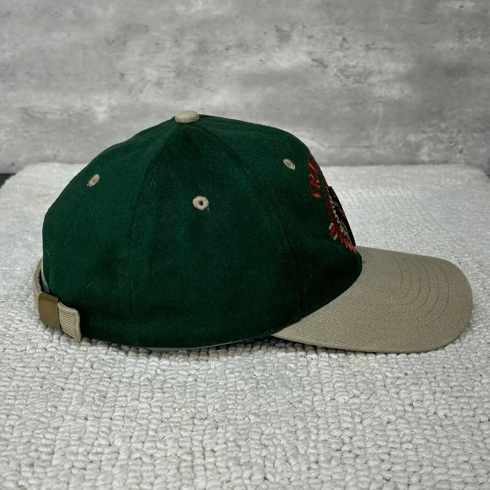 Vintage Craftsman Tools Strap Back Hat OSFA Embroidered Workwear Two Tone Dad